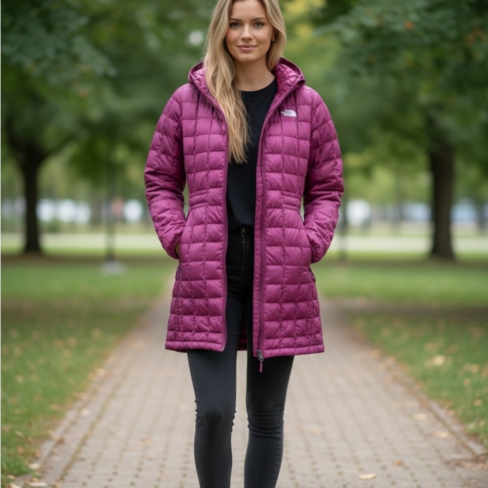 The North Face Women's Magenta Puffer Coat
